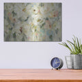 'Expressive Pale Floral' by Silvia Vassileva – Metal Wall Art, 16x12 room view