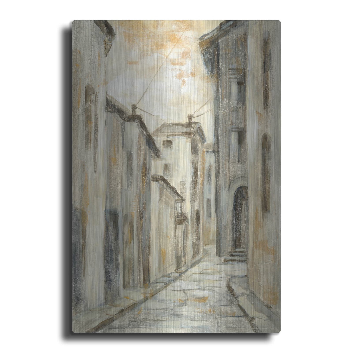 'European Village II' by Silvia Vassileva – Metal Wall Art