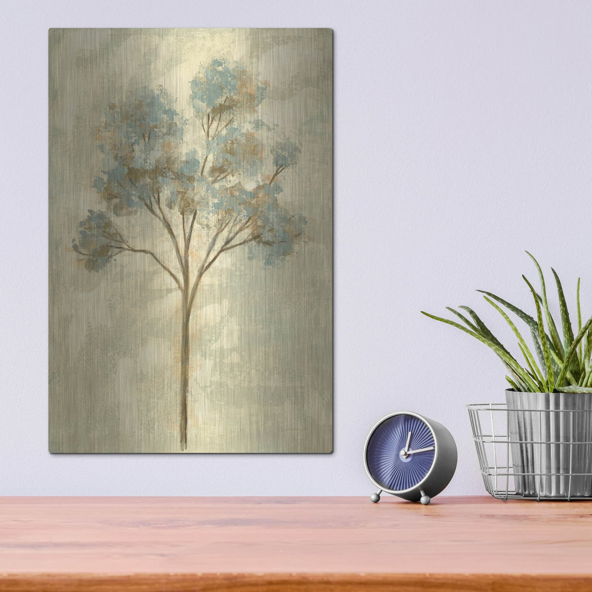 'Ethereal Tree I' by Silvia Vassileva – Metal Wall Art, 12x16 room view
