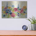 'Sunshine Field Flowers' by Silvia Vassileva – Metal Wall Art, 16x12 room view