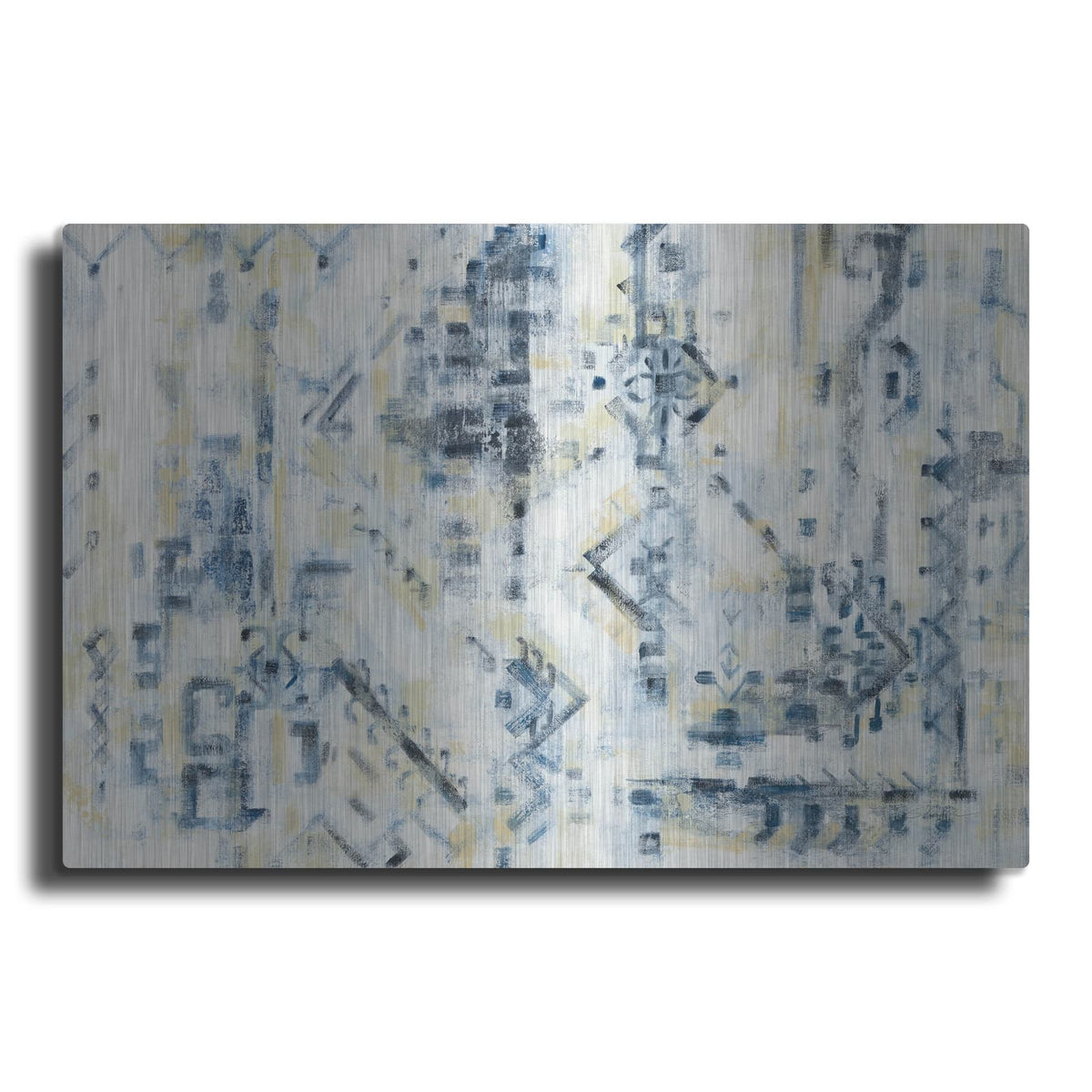 'Scattered Indigo' by Silvia Vassileva – Metal Wall Art