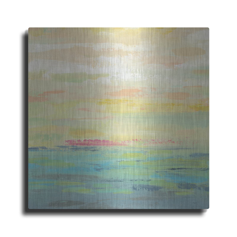 'Pink Clouds I' by Silvia Vassileva – Metal Wall Art