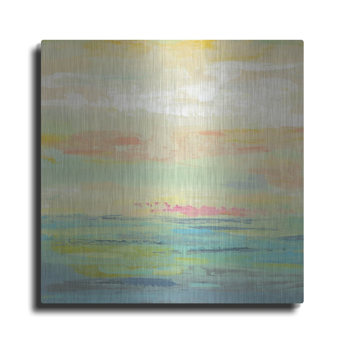 'Pink Clouds II' by Silvia Vassileva – Metal Wall Art