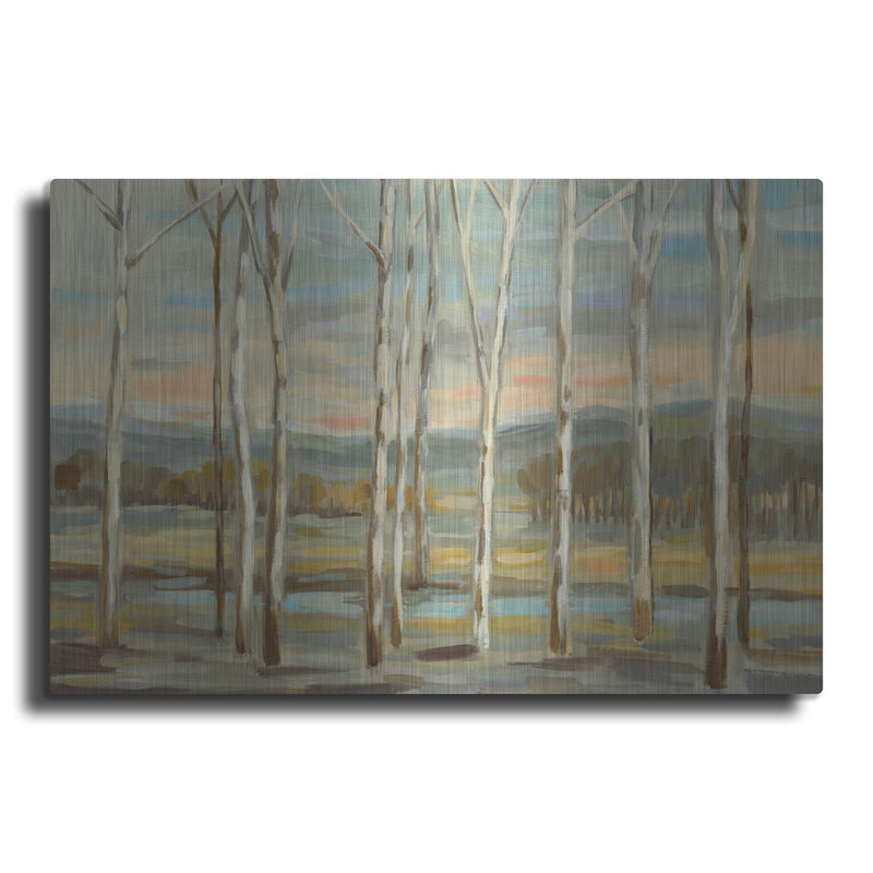 'Silver Forest' by Silvia Vassileva – Metal Wall Art