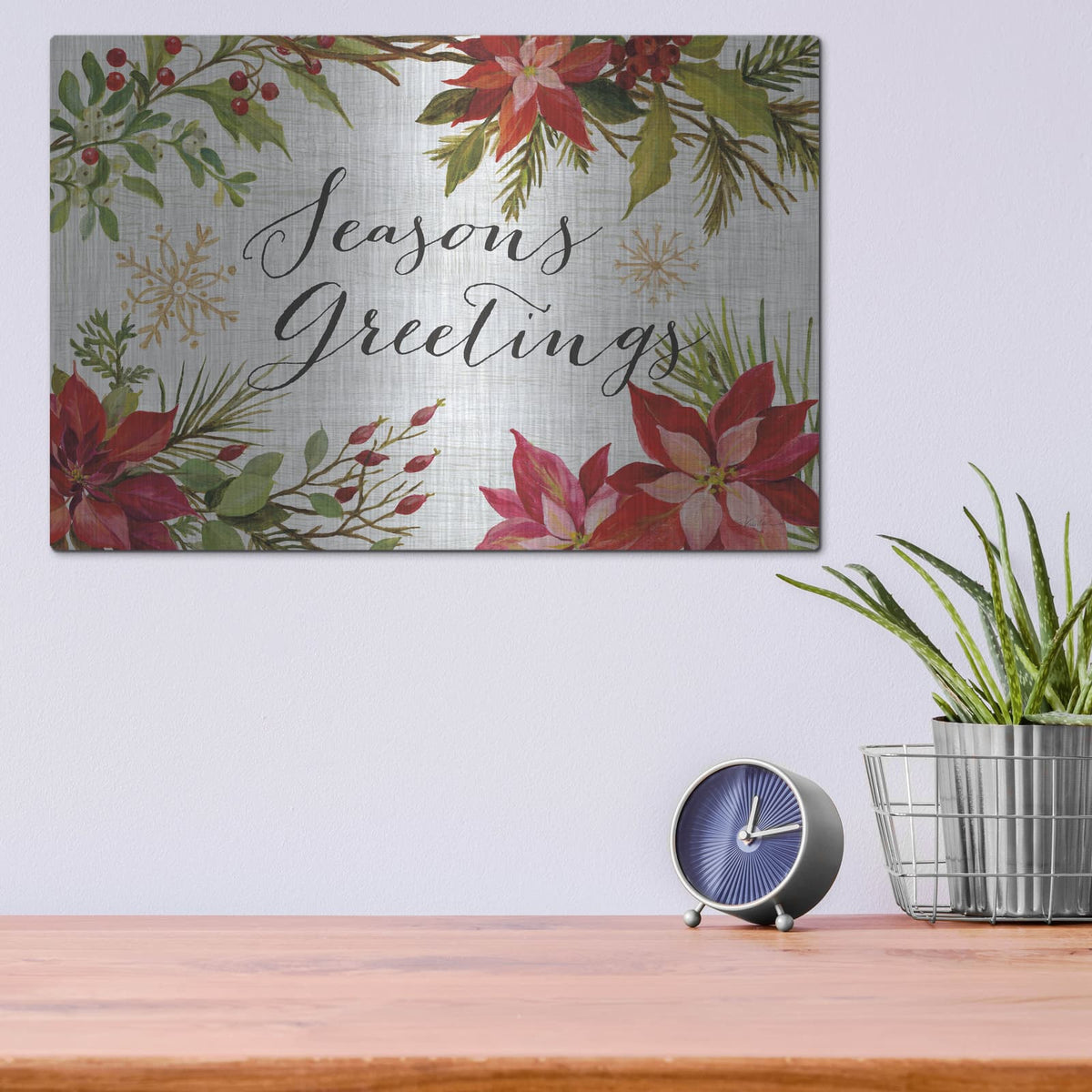 'Christmas Moments I' by Silvia Vassileva – Metal Wall Art, 16x12 room view