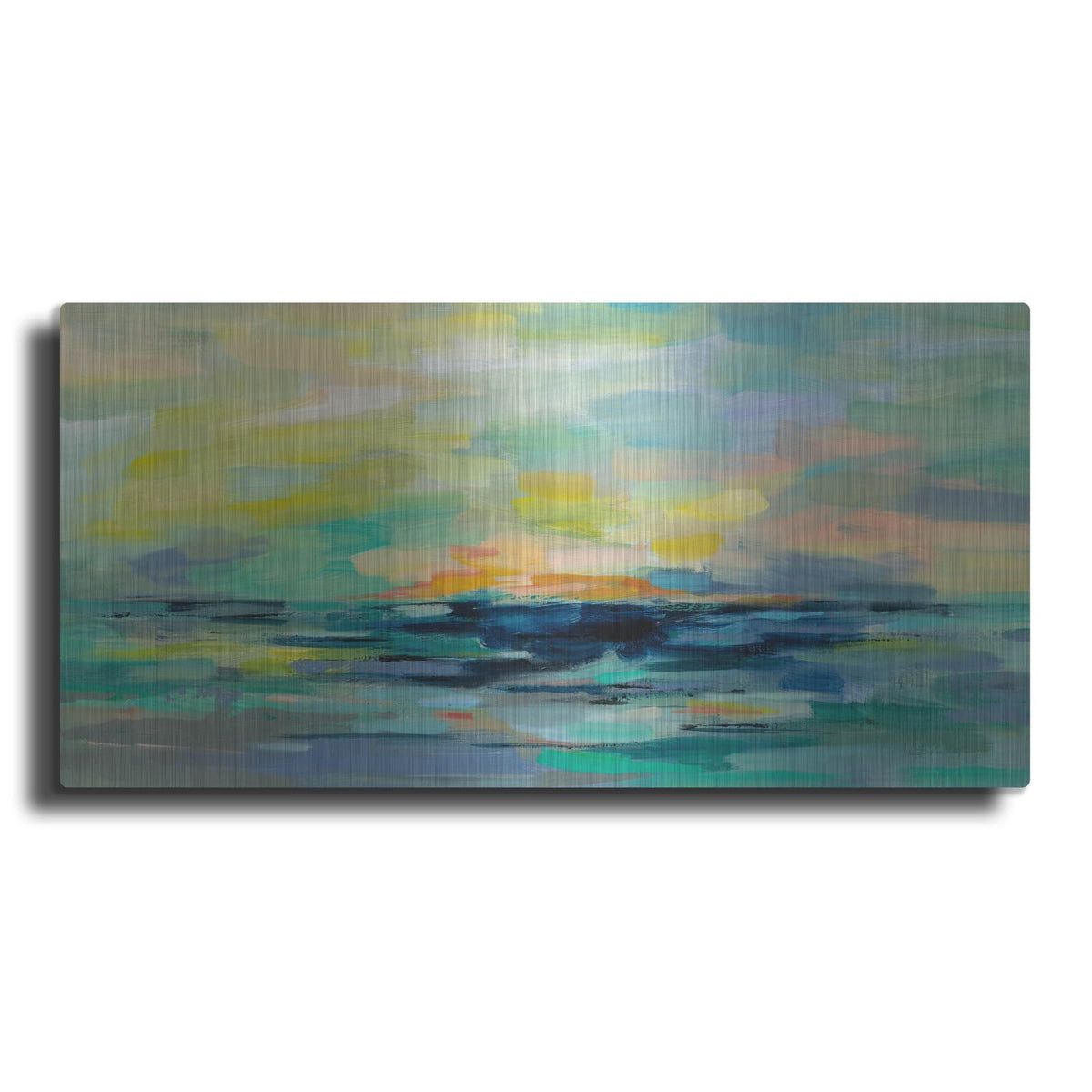 'Pacific Beach' by Silvia Vassileva – Metal Wall Art