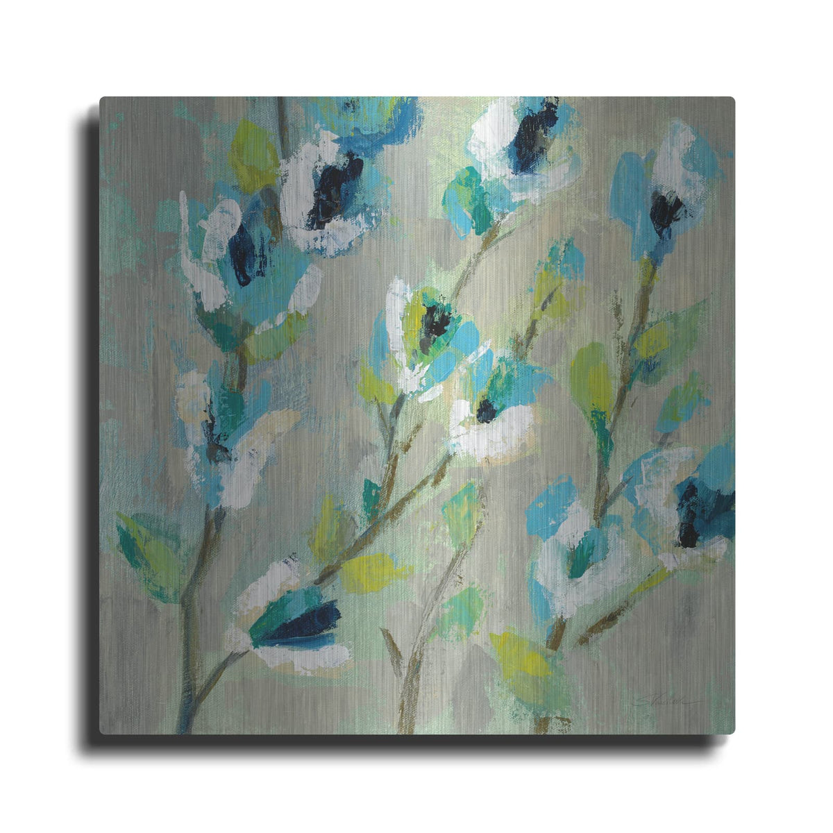 'Whimsical Branch I' by Silvia Vassileva – Metal Wall Art