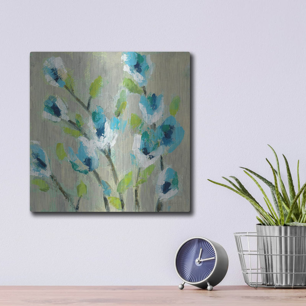 'Whimsical Branch II' by Silvia Vassileva – Metal Wall Art, 12x12 room view