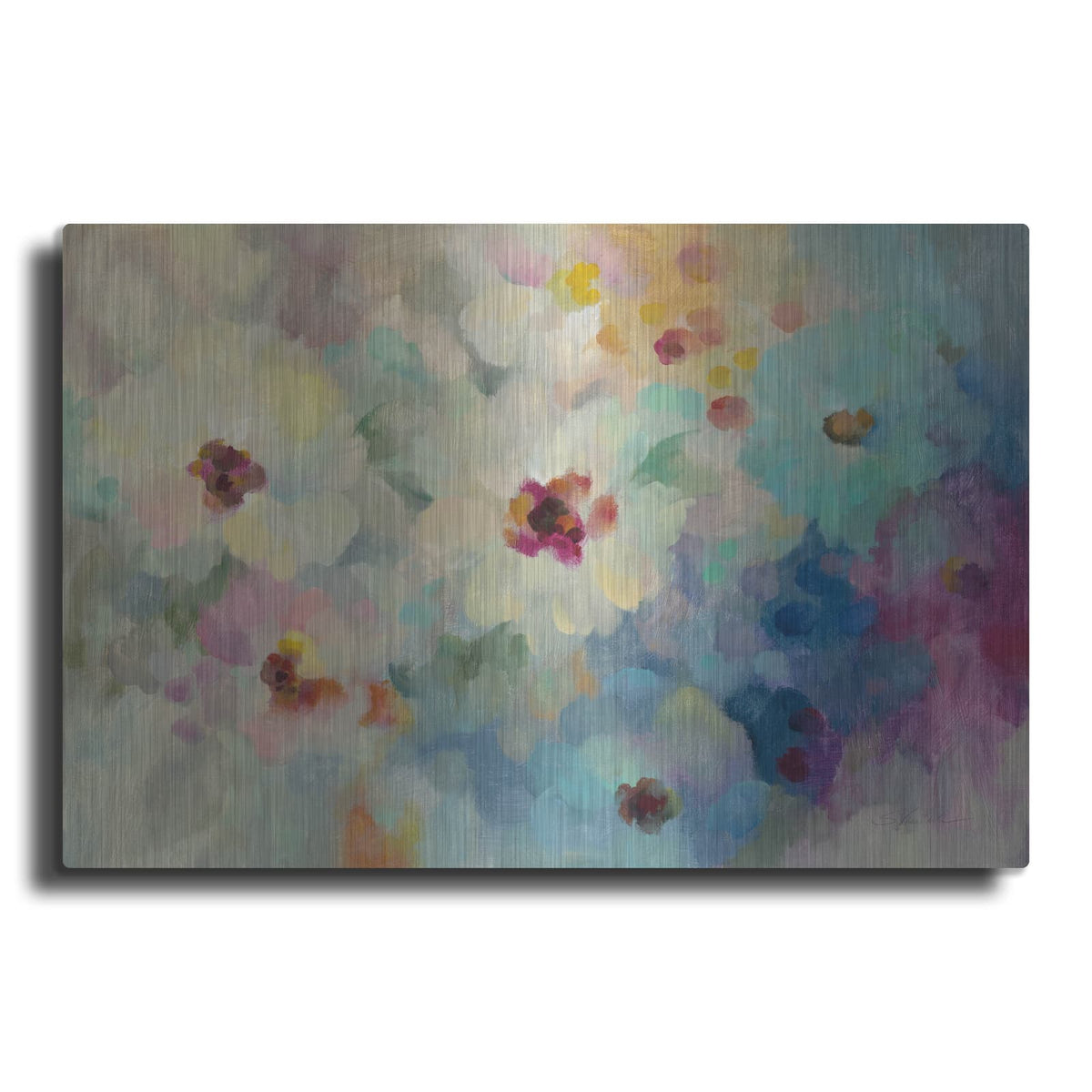 'Floral Extravaganza' by Silvia Vassileva – Metal Wall Art