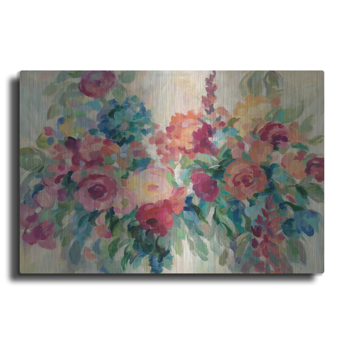 'Flower Market' by Silvia Vassileva – Metal Wall Art