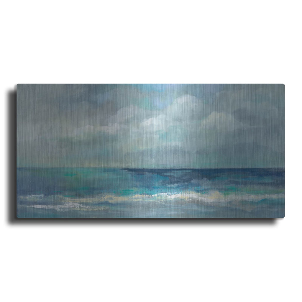 'Clouds and Sea' by Silvia Vassileva – Metal Wall Art