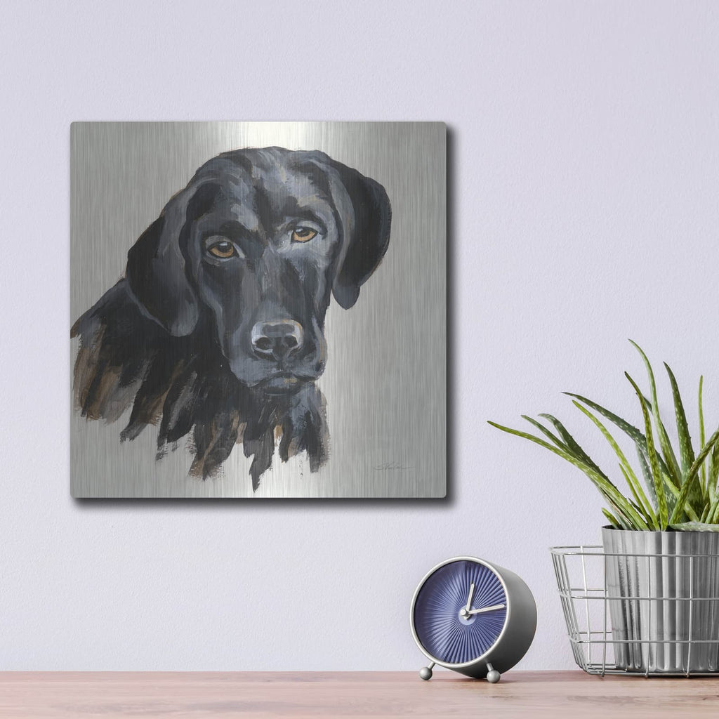 'Chrissy' by Silvia Vassileva – Metal Wall Art, 12x12 room view