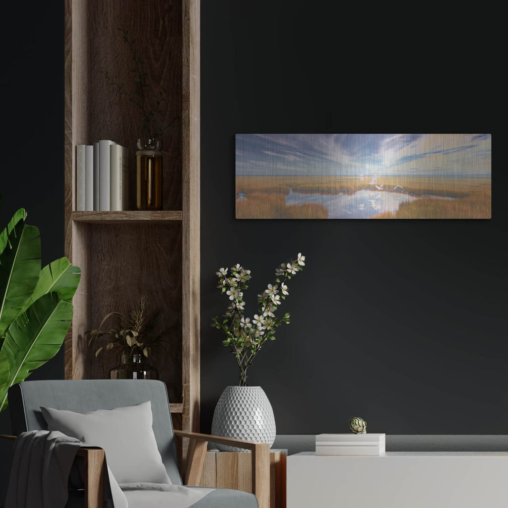 'Early Risers' by Steve Hunziker – Metal Wall Art, 36x12 room view