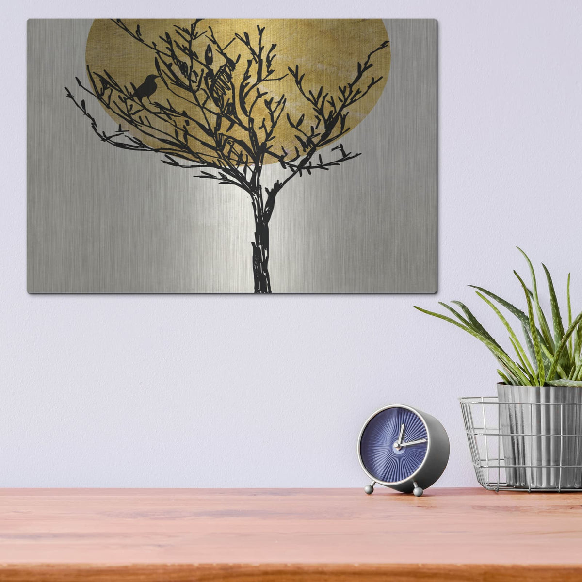 'Moon Tree 2' by Karen Smith – Metal Wall Art, 16x12 room view