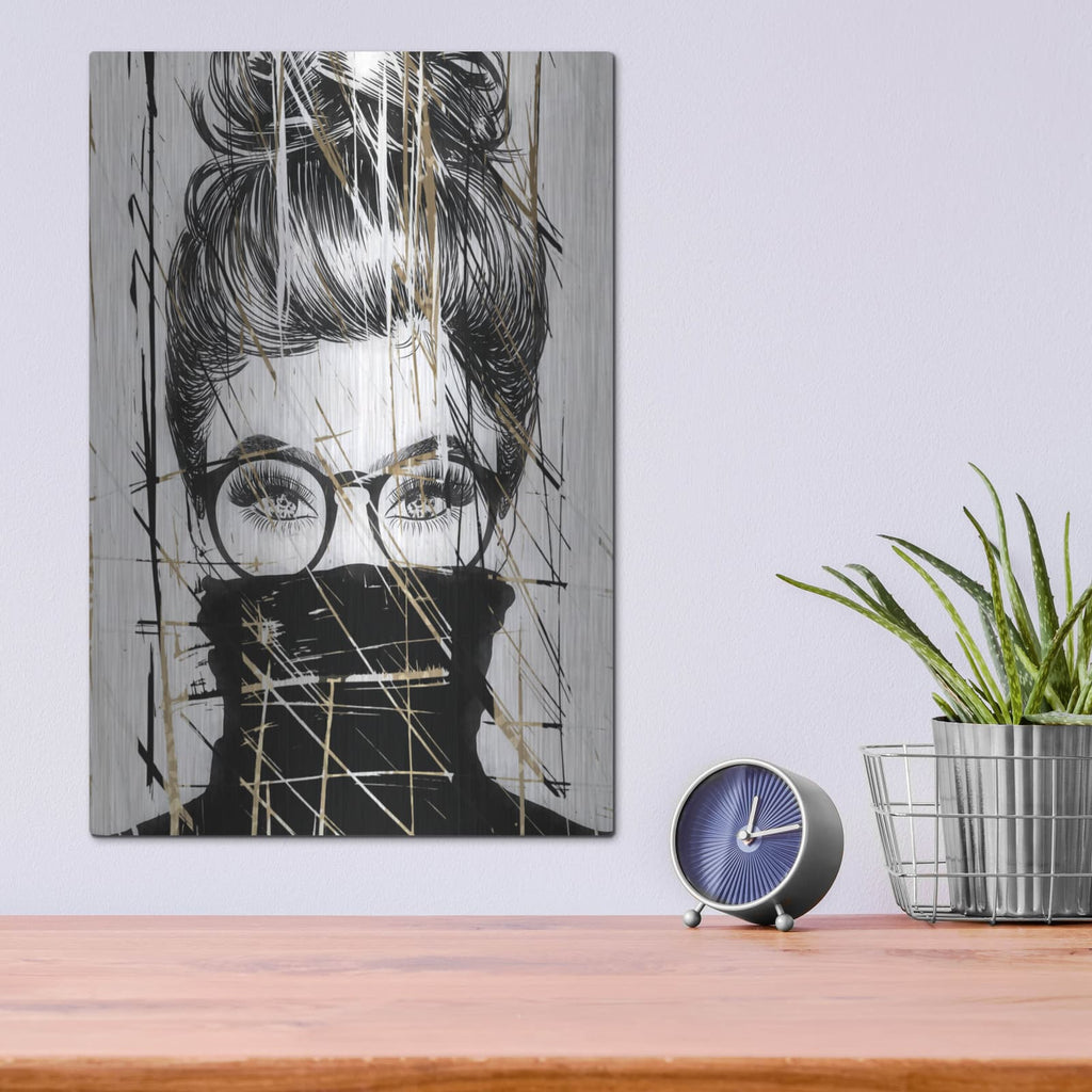 'Golden Girl 1' by Karen Smith – Metal Wall Art, 12x16 room view