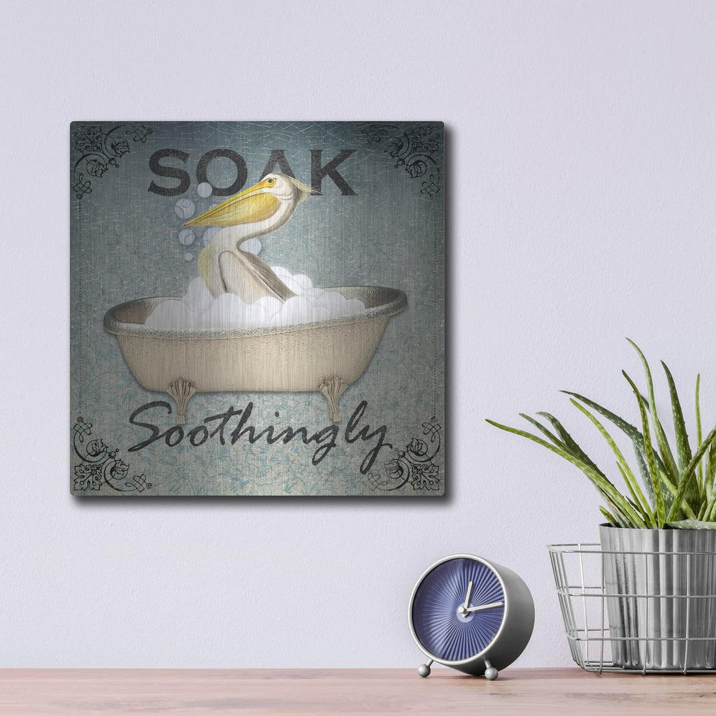 'Soak' by Karen Smith – Metal Wall Art, 12x12 room view