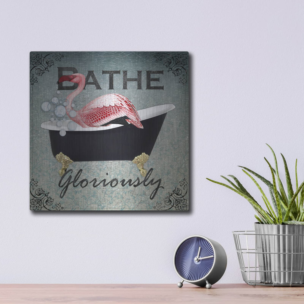 'Glorious' by Karen Smith – Metal Wall Art, 12x12 room view