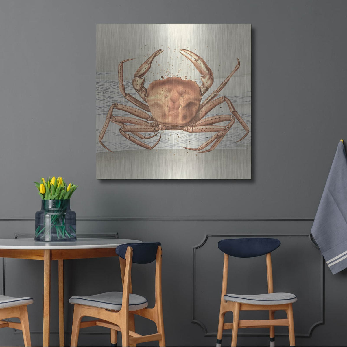 'Sandcritter 1' by Karen Smith – Metal Wall Art, 36x36 room view