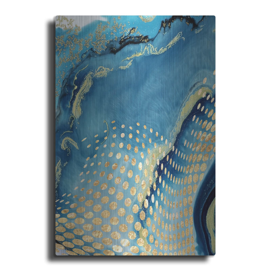 'Waves and Dots 1' by Karen Smith – Metal Wall Art