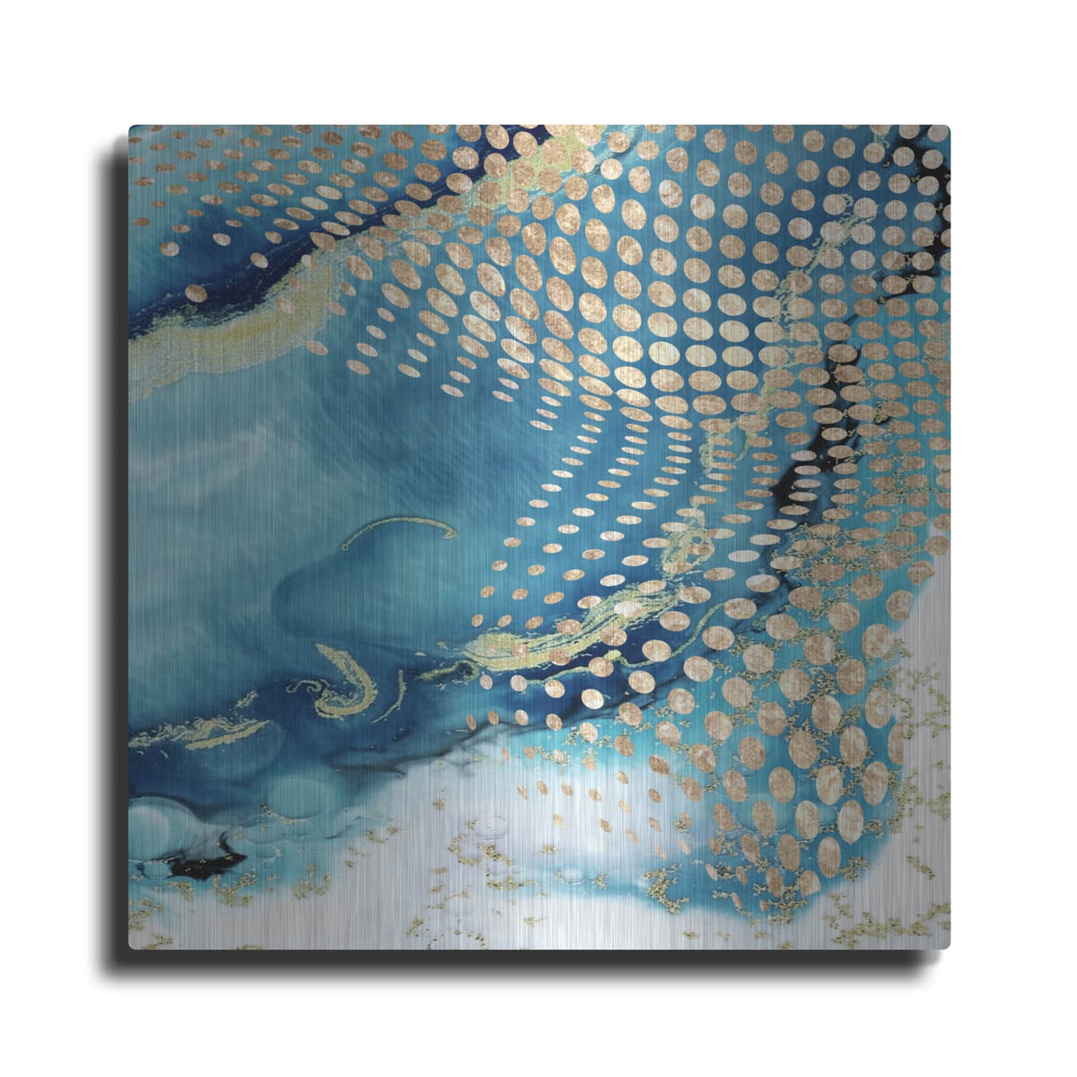 'Waves and Dots 2' by Karen Smith – Metal Wall Art