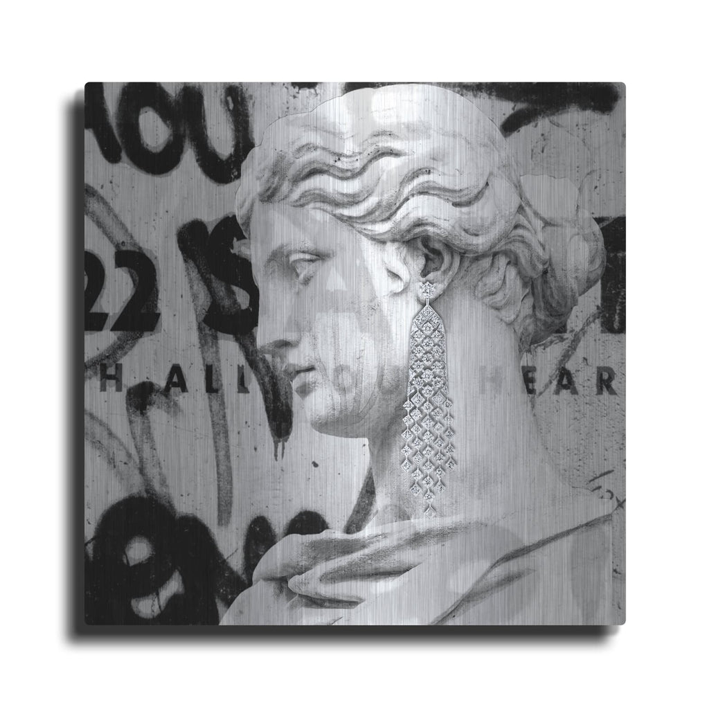 'Graffiti Bust 1' by Karen Smith – Metal Wall Art