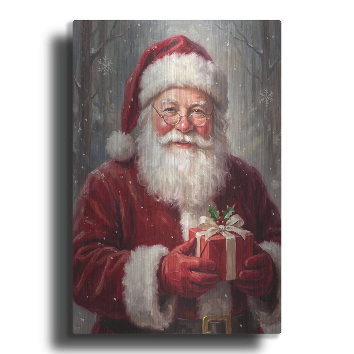 'A Gift from Santa' by Veve – Metal Wall Art