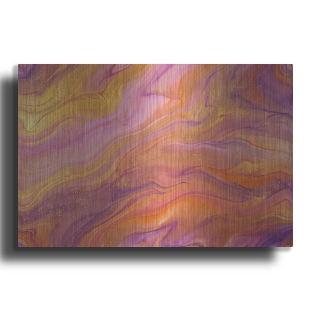 'Abstract Sunset' by Veve – Metal Wall Art
