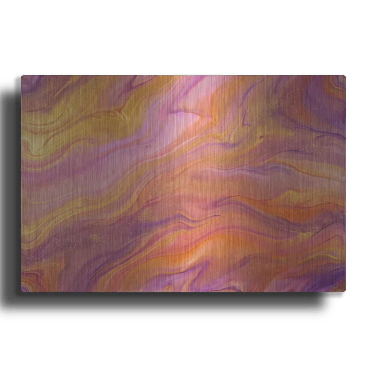 'Abstract Sunset' by Veve – Metal Wall Art