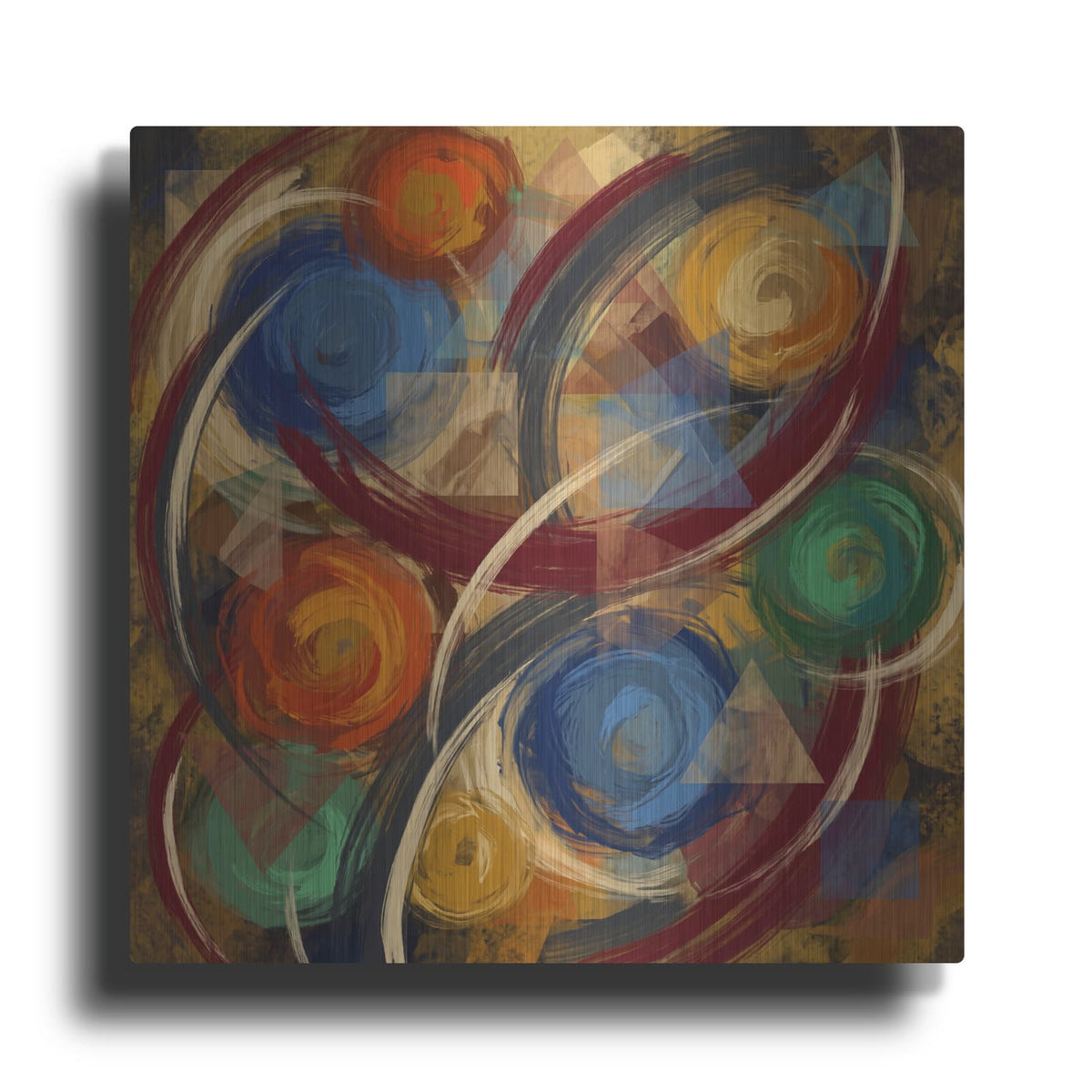 'Abstract Balanced Chaos II' by Veve – Metal Wall Art