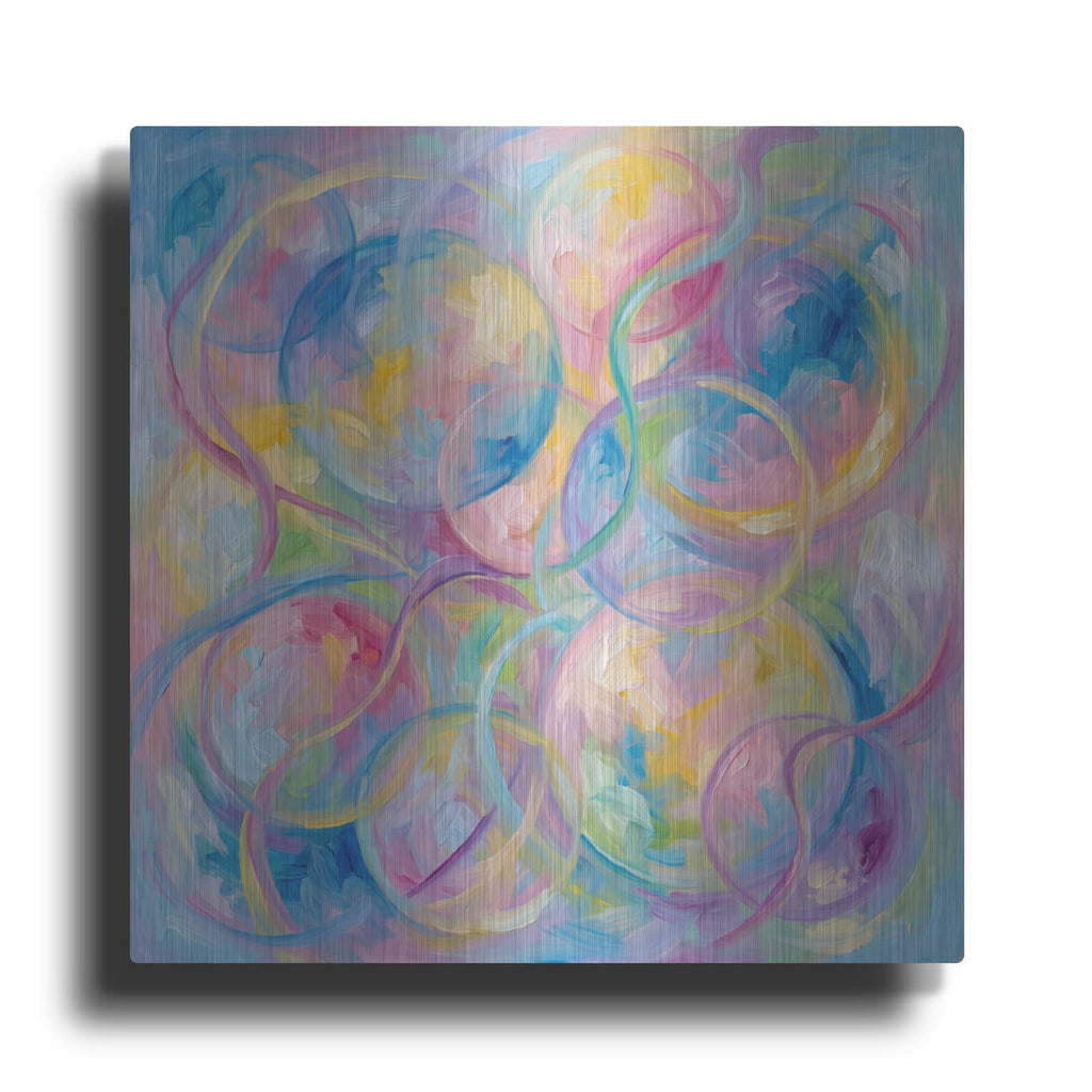 'Abstract Confetti II' by Veve – Metal Wall Art