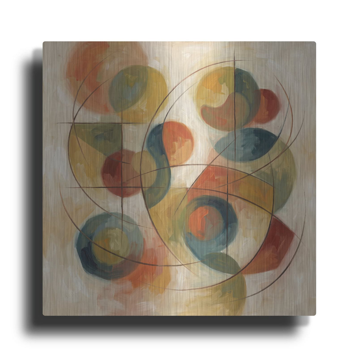 'Abstract Connections I' by Veve – Metal Wall Art