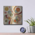 'Abstract Connections II' by Veve – Metal Wall Art, 12x12 room view