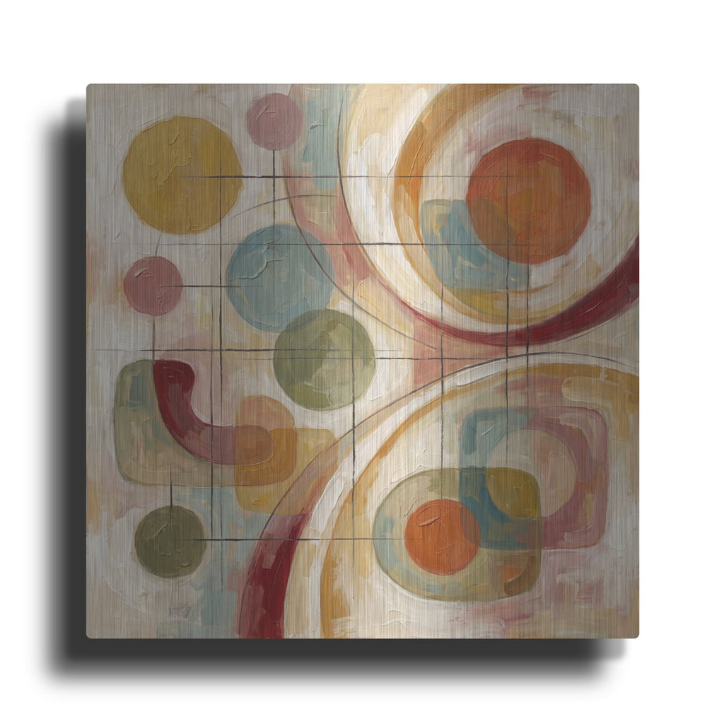 'Abstract Connections II' by Veve – Metal Wall Art