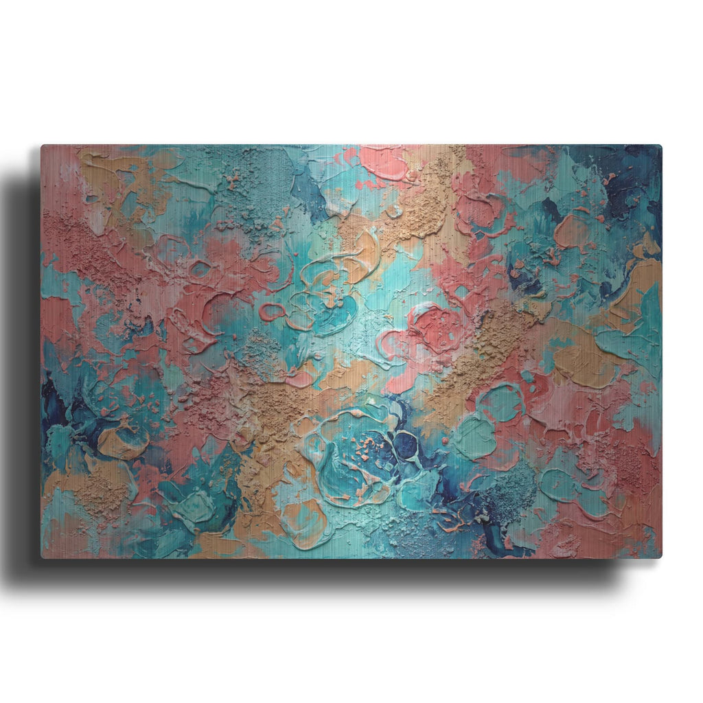 'Abstract Coral Reef' by Veve – Metal Wall Art