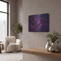 'Abstract Cosmic Nebula' by Veve – Metal Wall Art, 16x12 room view