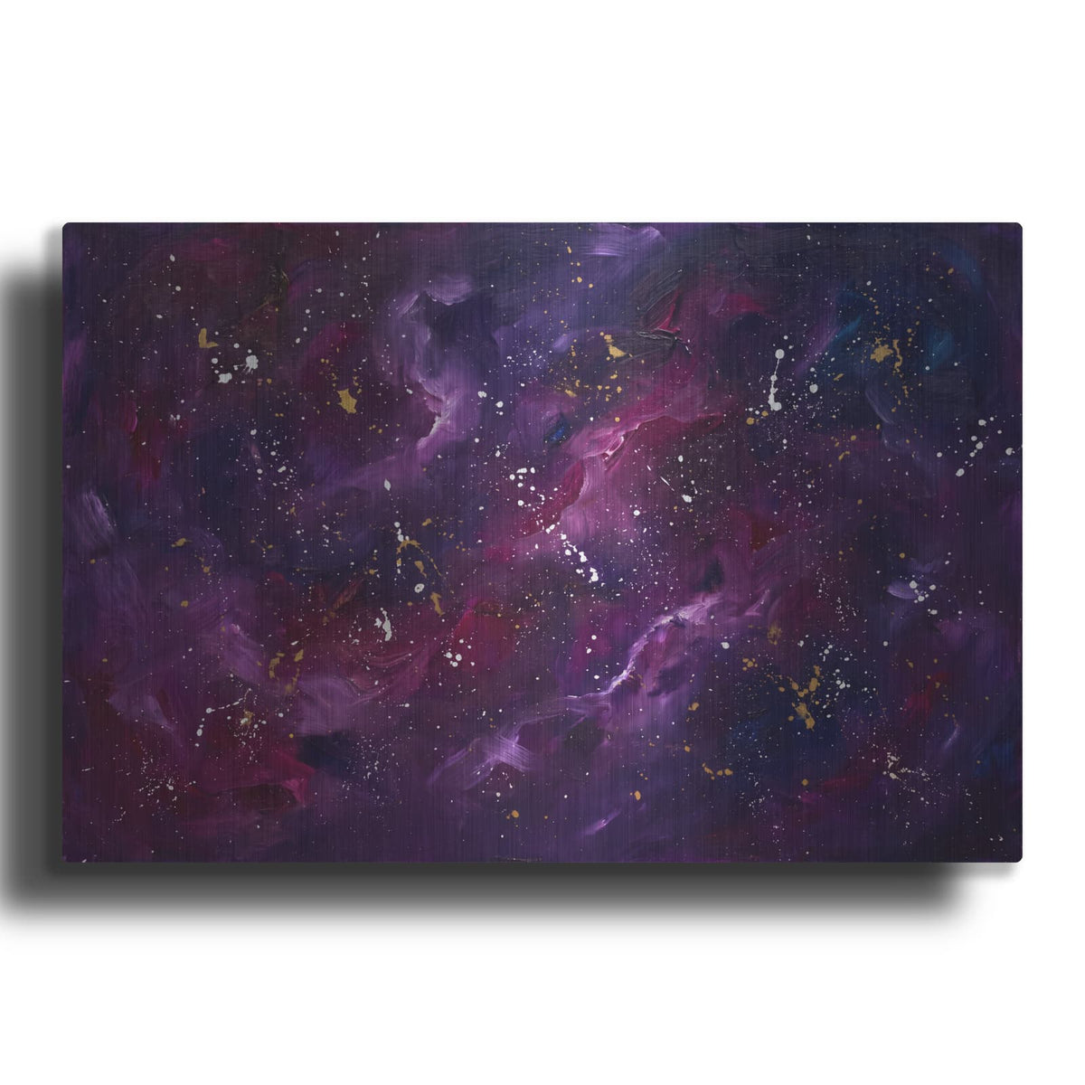 'Abstract Cosmic Nebula' by Veve – Metal Wall Art