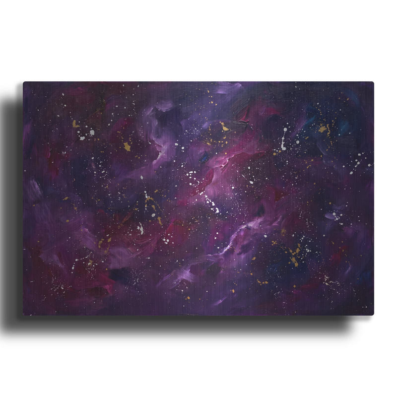 'Abstract Cosmic Nebula' by Veve – Metal Wall Art