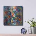 'Abstract Dreams' by Veve – Metal Wall Art, 12x12 room view