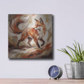 'Abstract Fox I' by Veve – Metal Wall Art, 12x12 room view