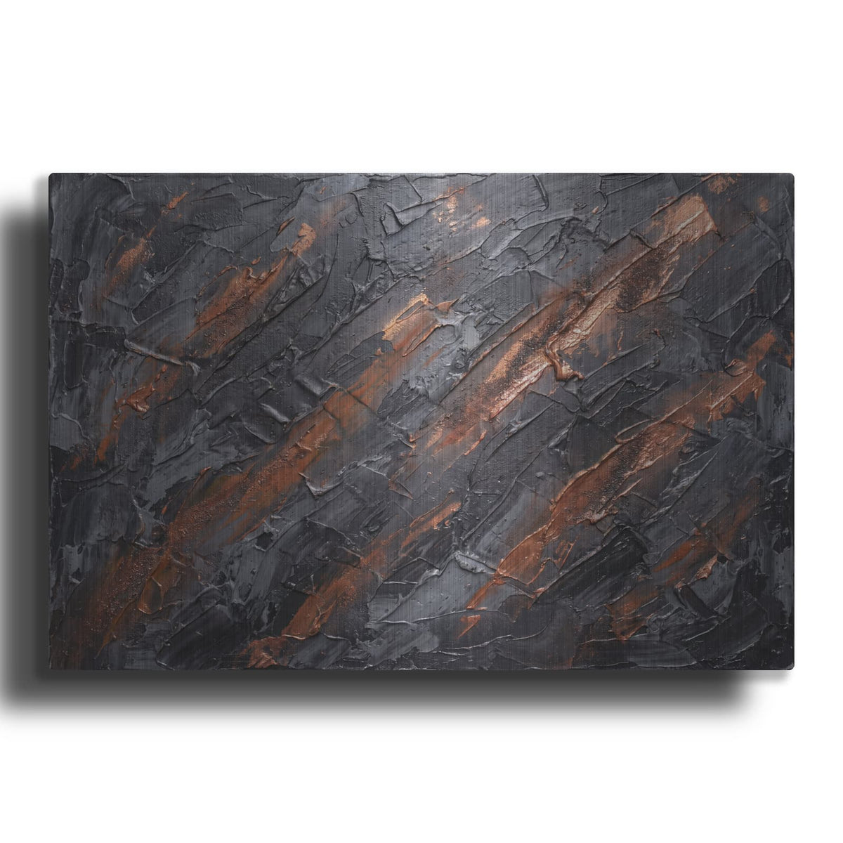 'Abstract Industrial' by Veve – Metal Wall Art