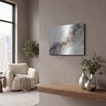 'Abstract Marble' by Veve – Metal Wall Art, 16x12 room view