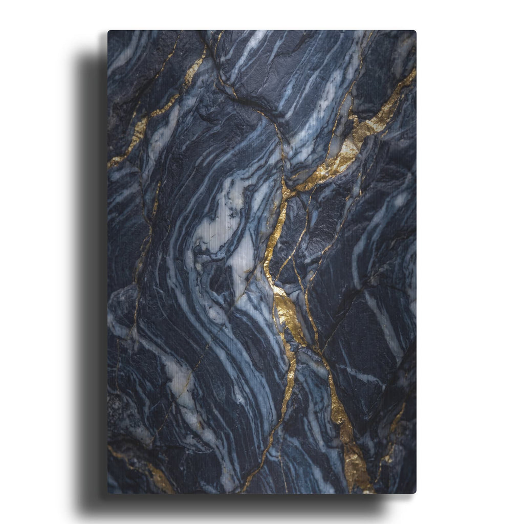 'Abstract Midnight' by Veve – Metal Wall Art