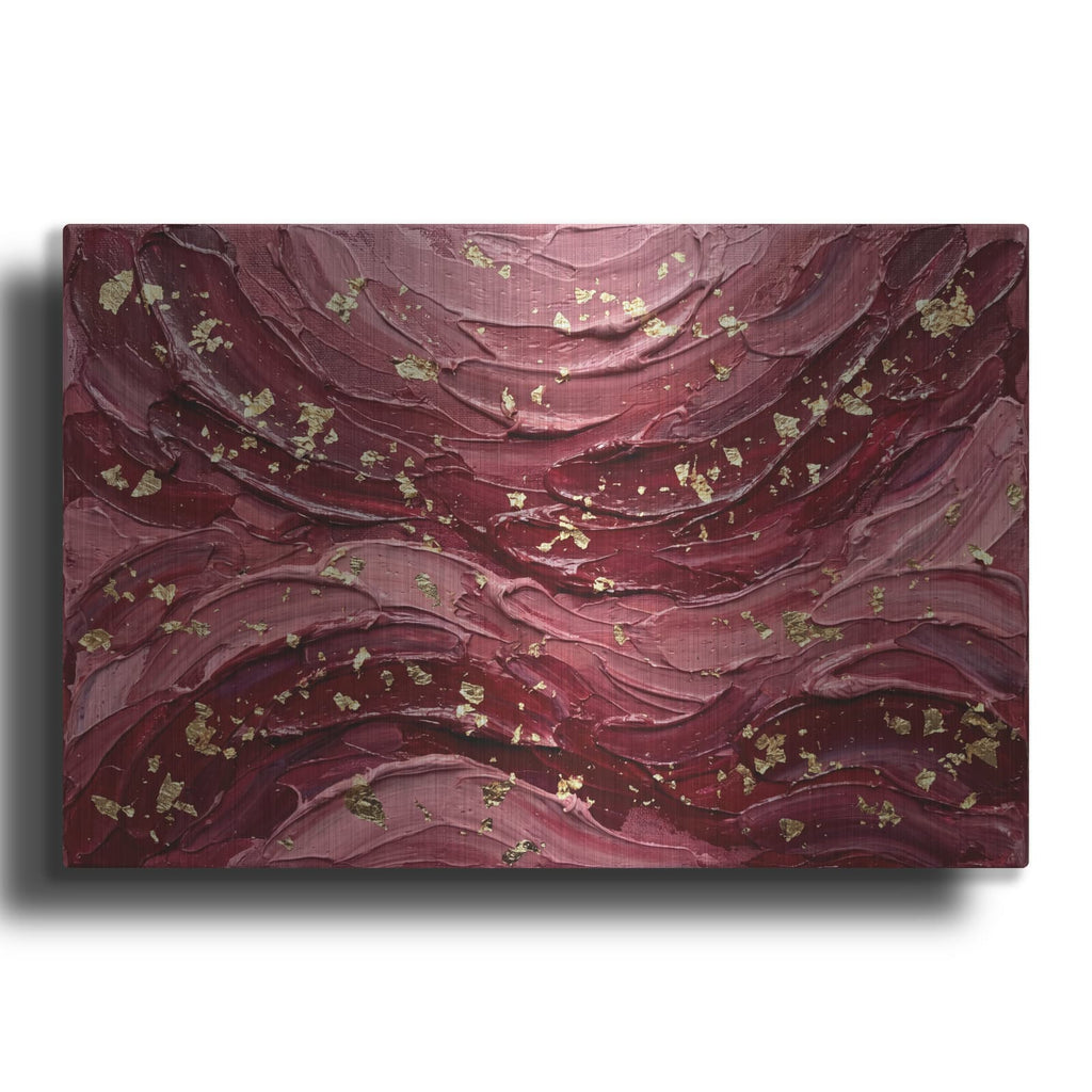 'Abstract Romantic Luxury' by Veve – Metal Wall Art