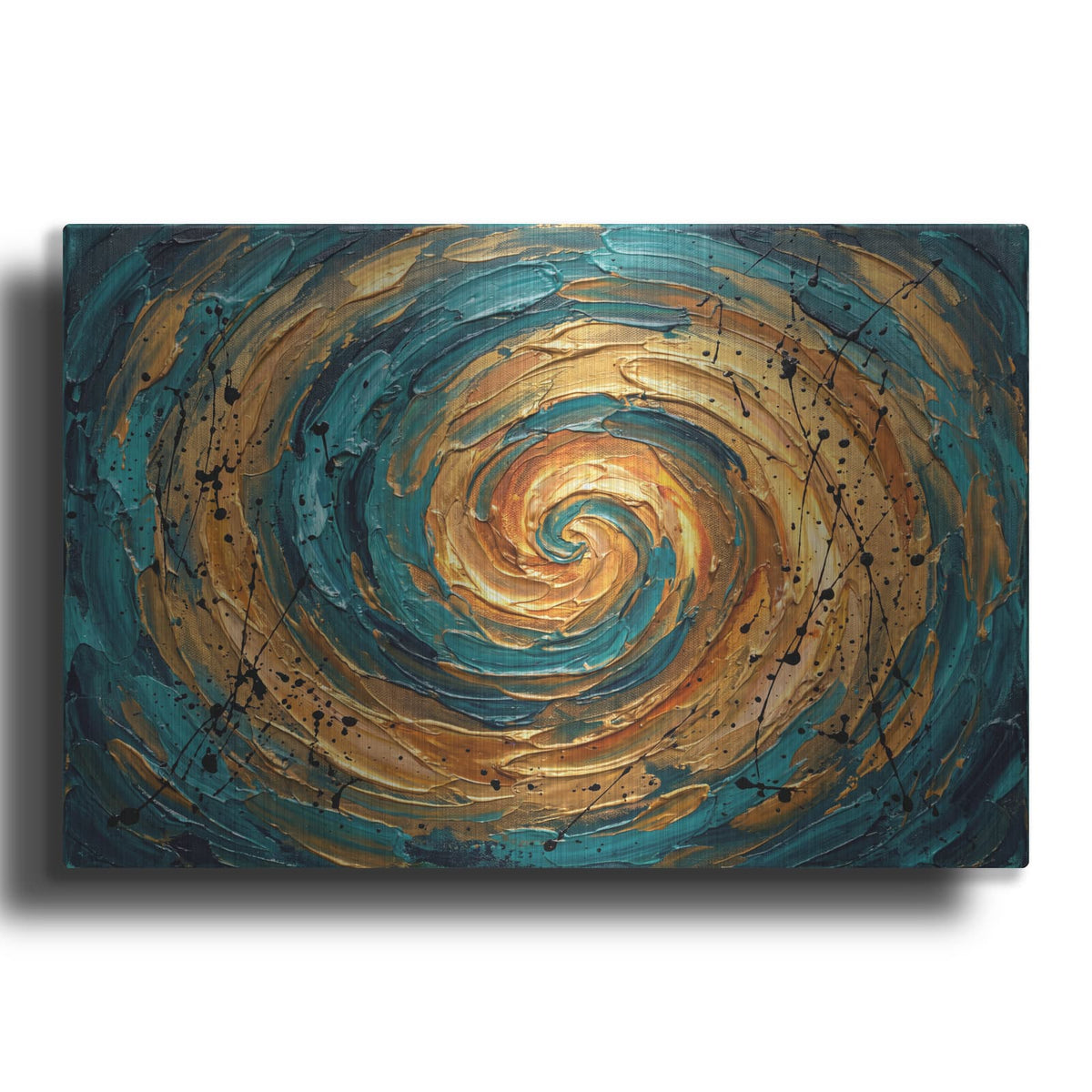 'Abstract Spiral' by Veve – Metal Wall Art