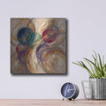 'Abstract Symphony II' by Veve – Metal Wall Art, 12x12 room view
