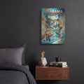 'Alabama The Yellowhammer State' by Veve – Metal Wall Art, 12x16 room view