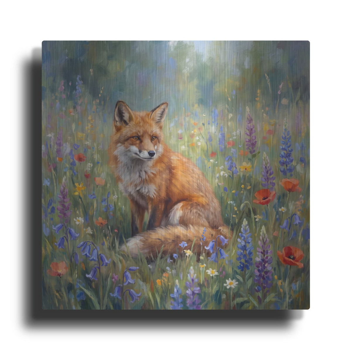 'Amid the Wildflowers' by Veve – Metal Wall Art