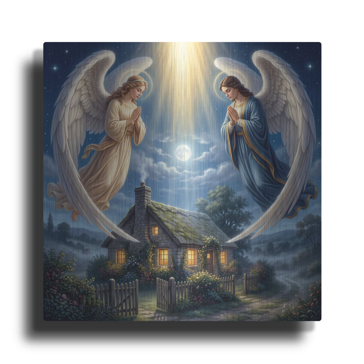 'Angels Guardians' by Veve – Metal Wall Art