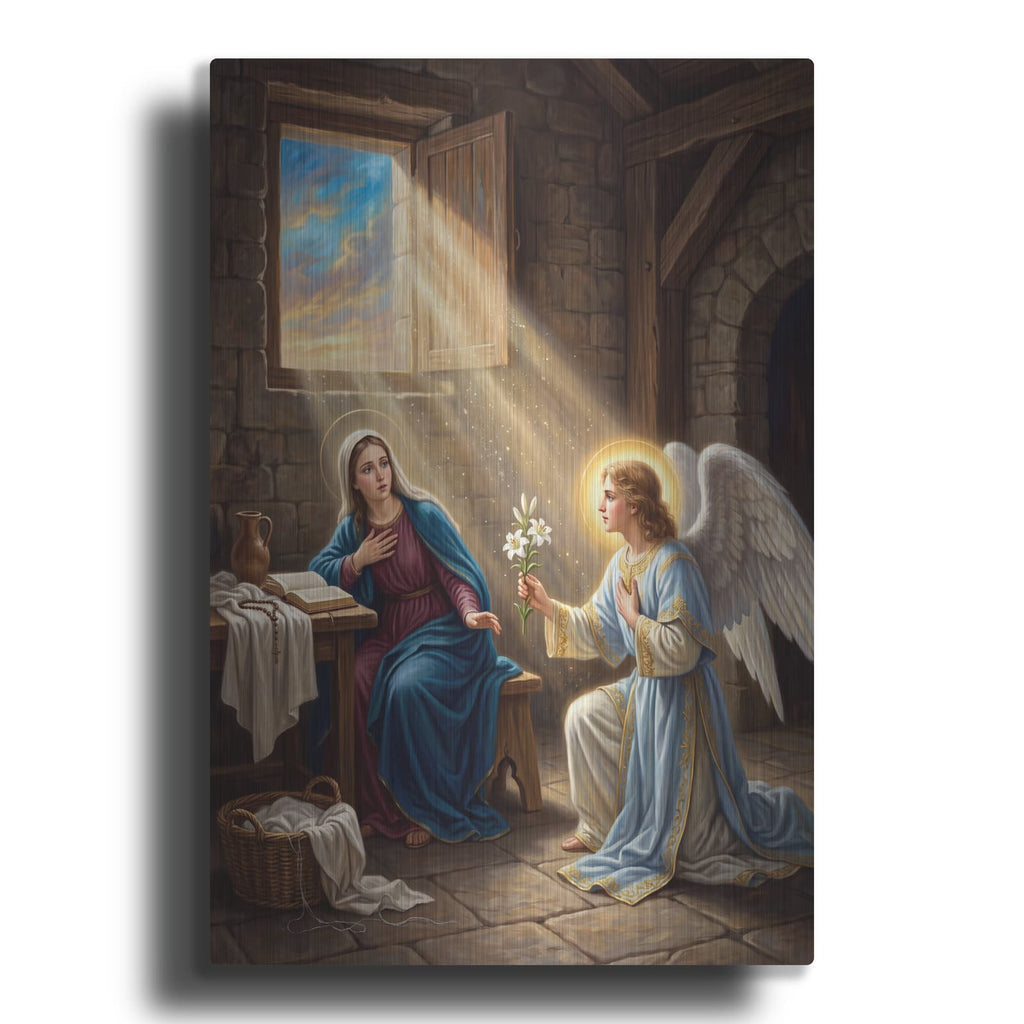 'Annunciation II' by Veve – Metal Wall Art