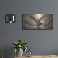 'Archangel Michael' by Veve – Metal Wall Art, 24x12 room view